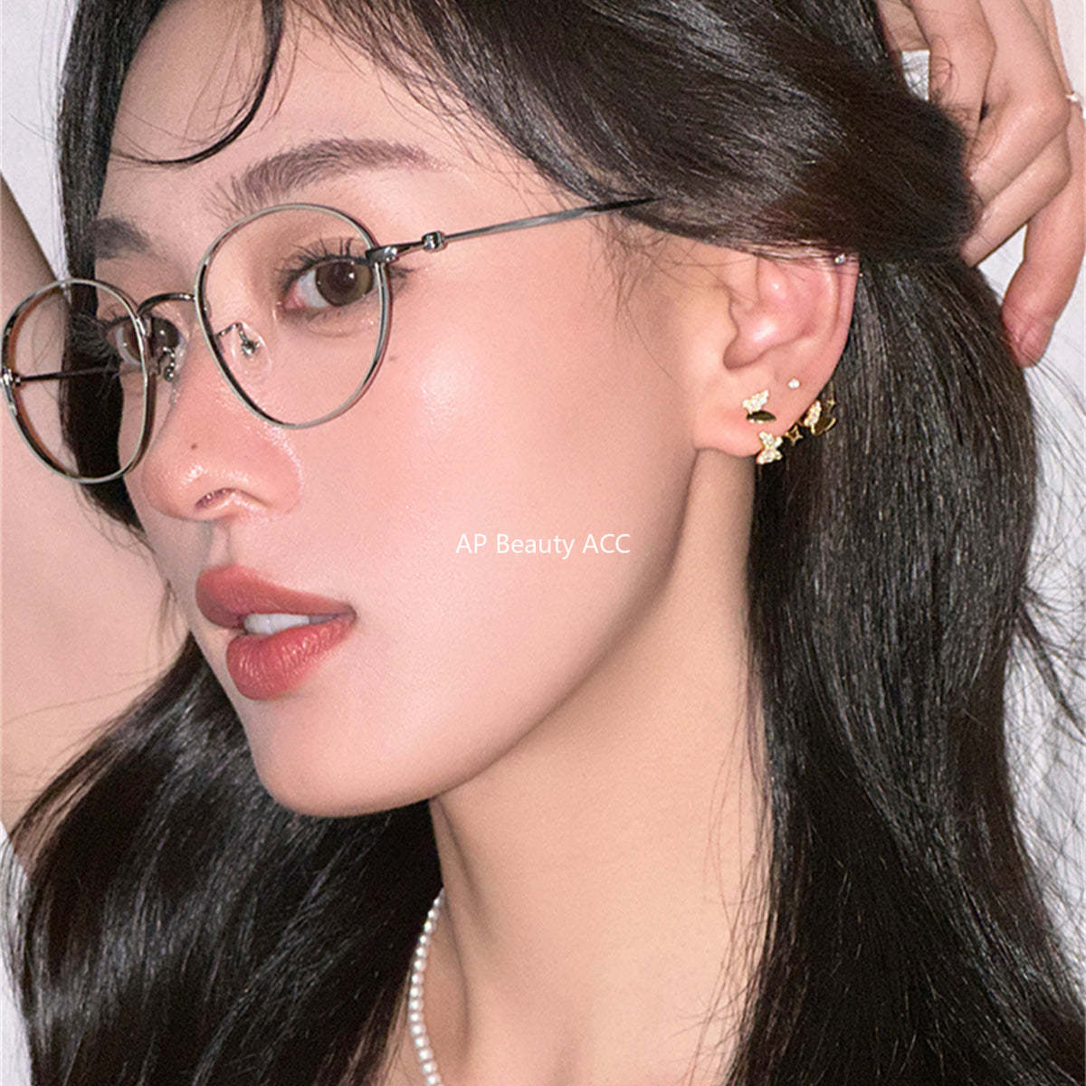 A관 - 나비 큐빅 925 은침 귀걸이 [EH-3796] 25.07-4
