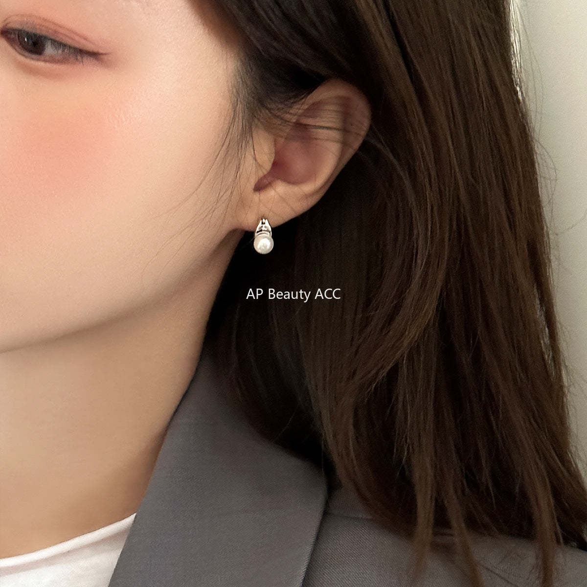 A관 - 진주 은침 귀걸이 [EH-1635] 24.12-4