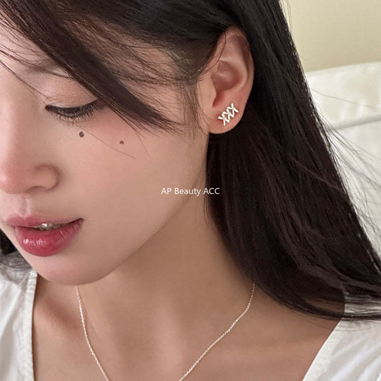 A관 - 925 은침 리본 귀걸이 [EH-3165] 24.09-1