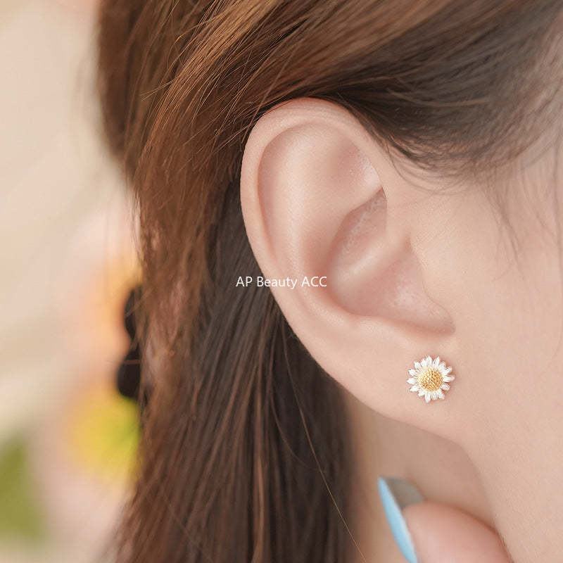 B관 - 999 실버 데이지 플라워 귀걸이 팔찌 목걸이 [YC0371N_2 YC4657SL_1 YC6406E_1] 25.09-3