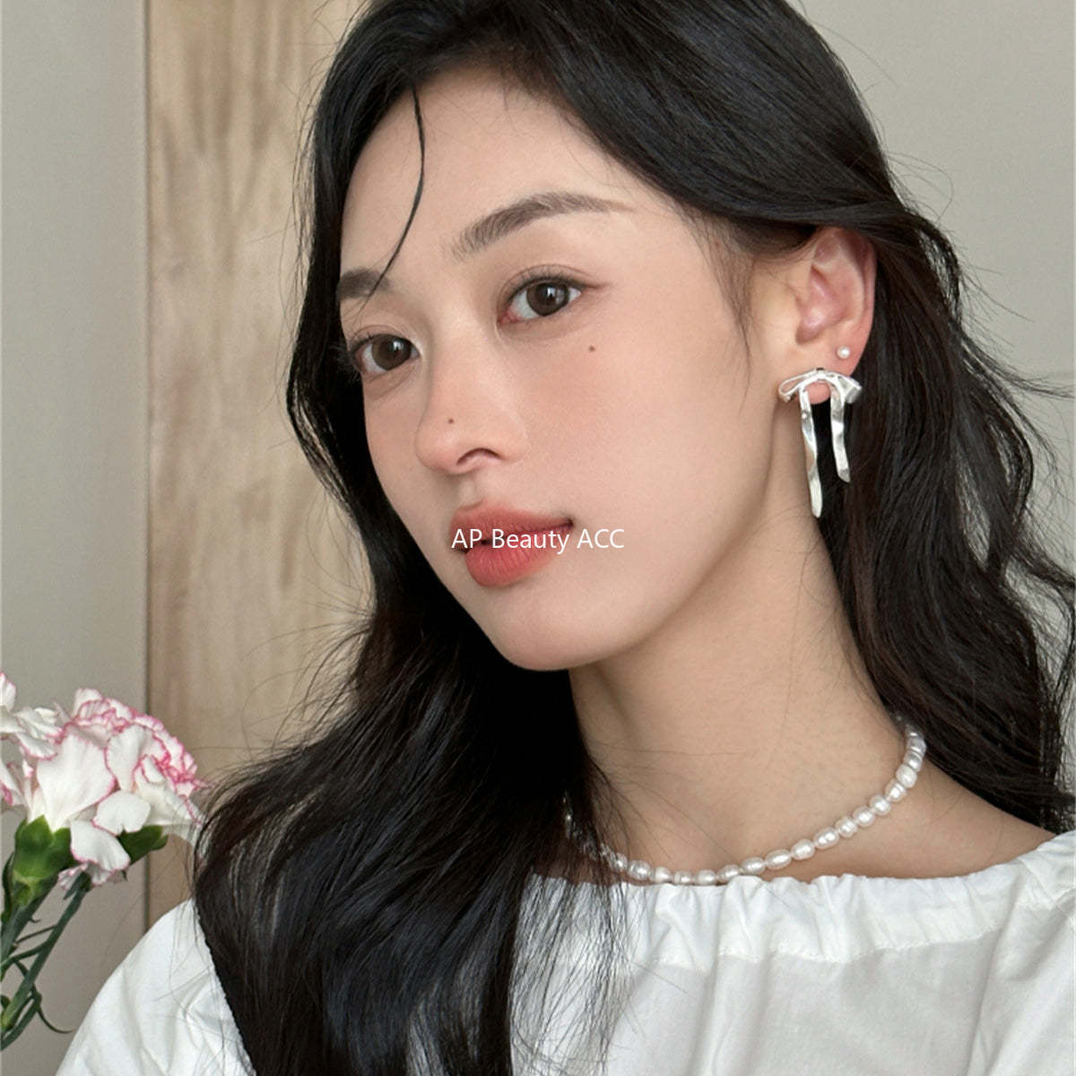 A관 - 925 은침 리본 빅사이즈 귀걸이 [EH-3723] 25.06-4