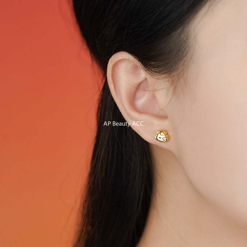 B관 - 999 실버 말 디자인 목걸이 팔찌 귀걸이 [YC9697E_1 YC0248N_1 YC5388SL_1] 25.11-3