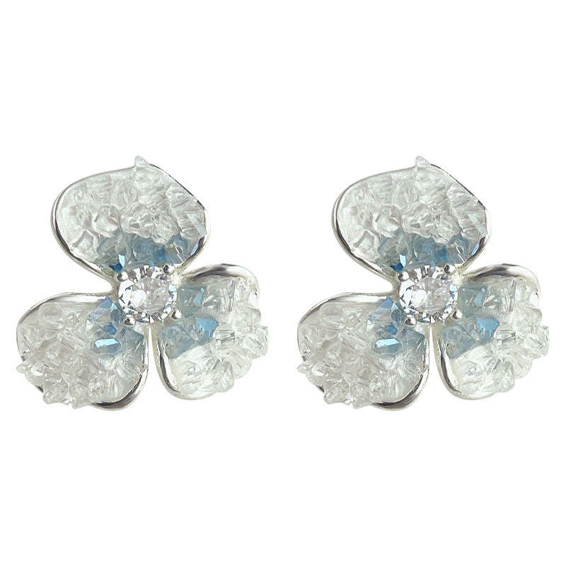 C관 - 유리 크리스탈 색상 전환 디테일 귀걸이 [4277] 24.06-2