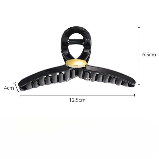 E관 - 골드 포인트 대형 교차형 집게핀 [27598] 25.10-4