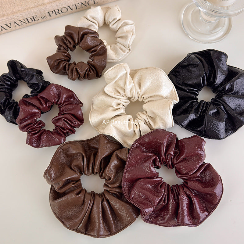 E관 - 프렌치 빈티지 가죽 곱창 헤어밴드 [27539] 25.10-1