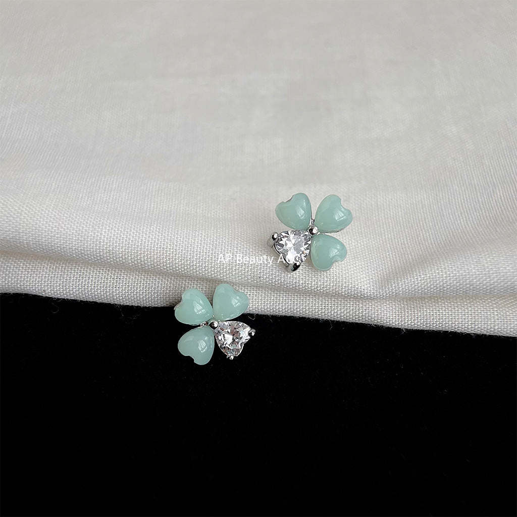 C관 - 미니 큐빅 플라워 스윗한 심플 우아한 귀걸이 [4599] 24.07-3