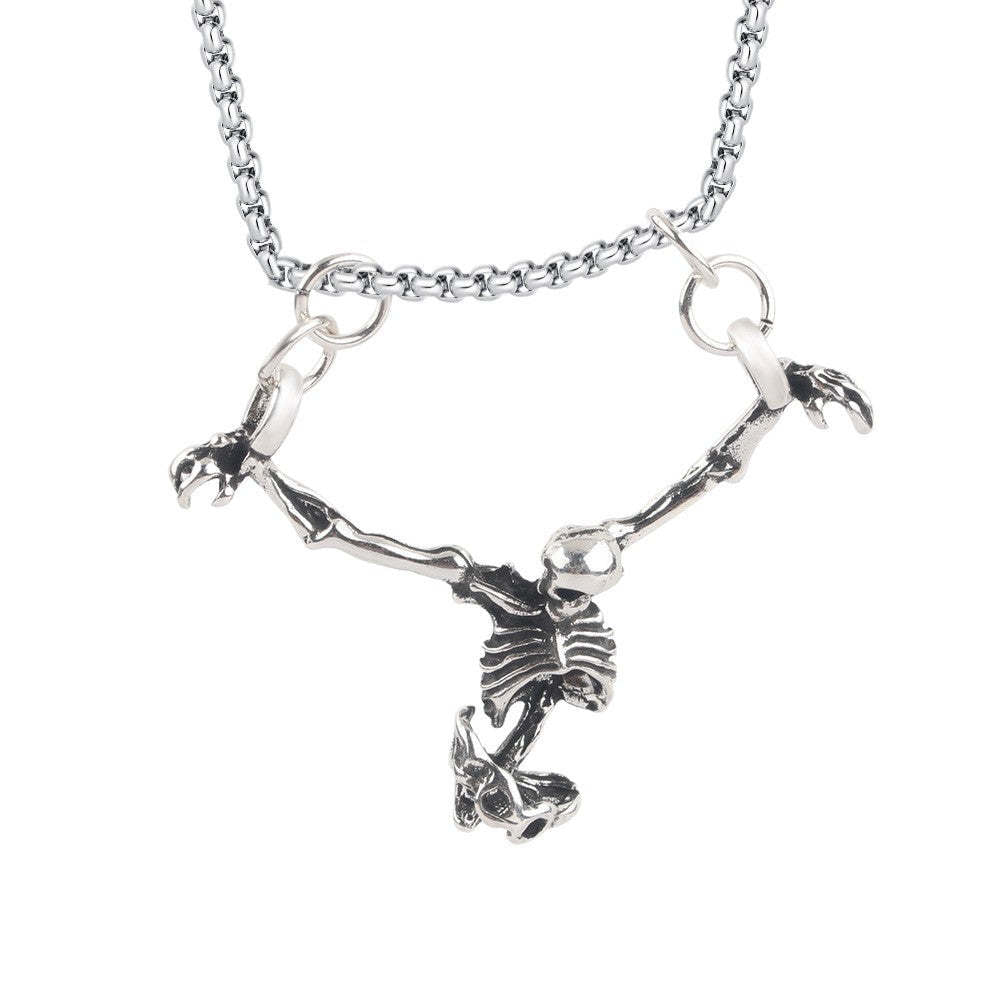 G관 - 할로윈 해골 모양 펜던트 목걸이 [X1162] 25.09-4