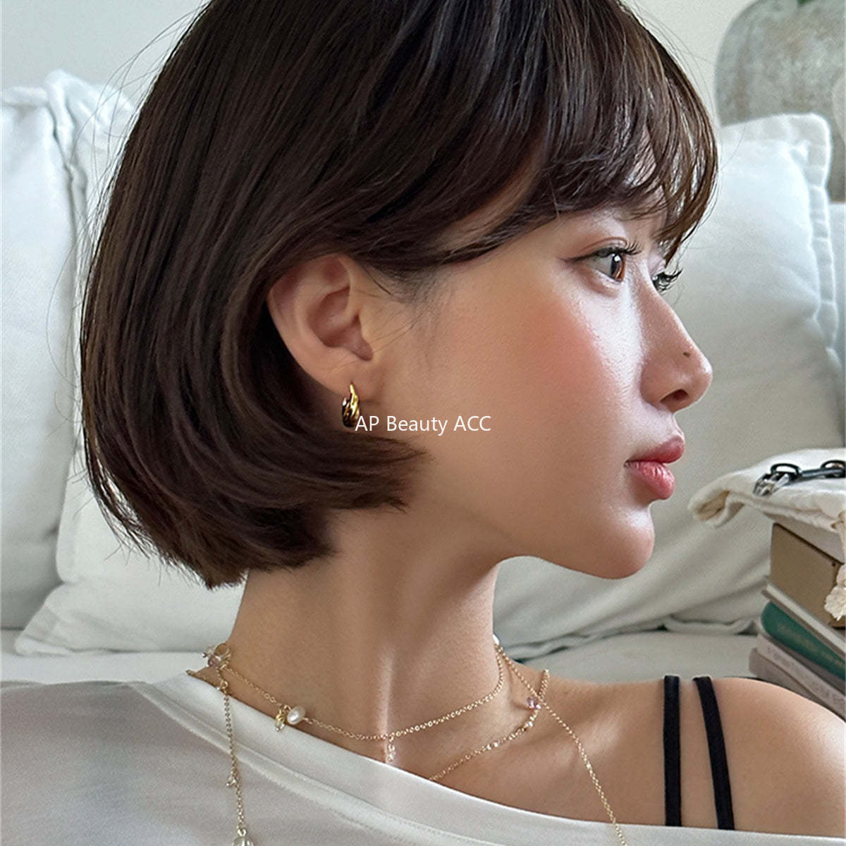 A관 - 925 은침 트위스트 링 귀걸이 [EH-4024] 25.10-2