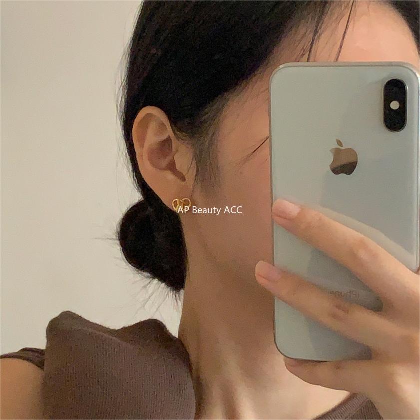 F관 - 925 실버 매듭 디자인 스터드 귀걸이 [C1246] 25.10-2