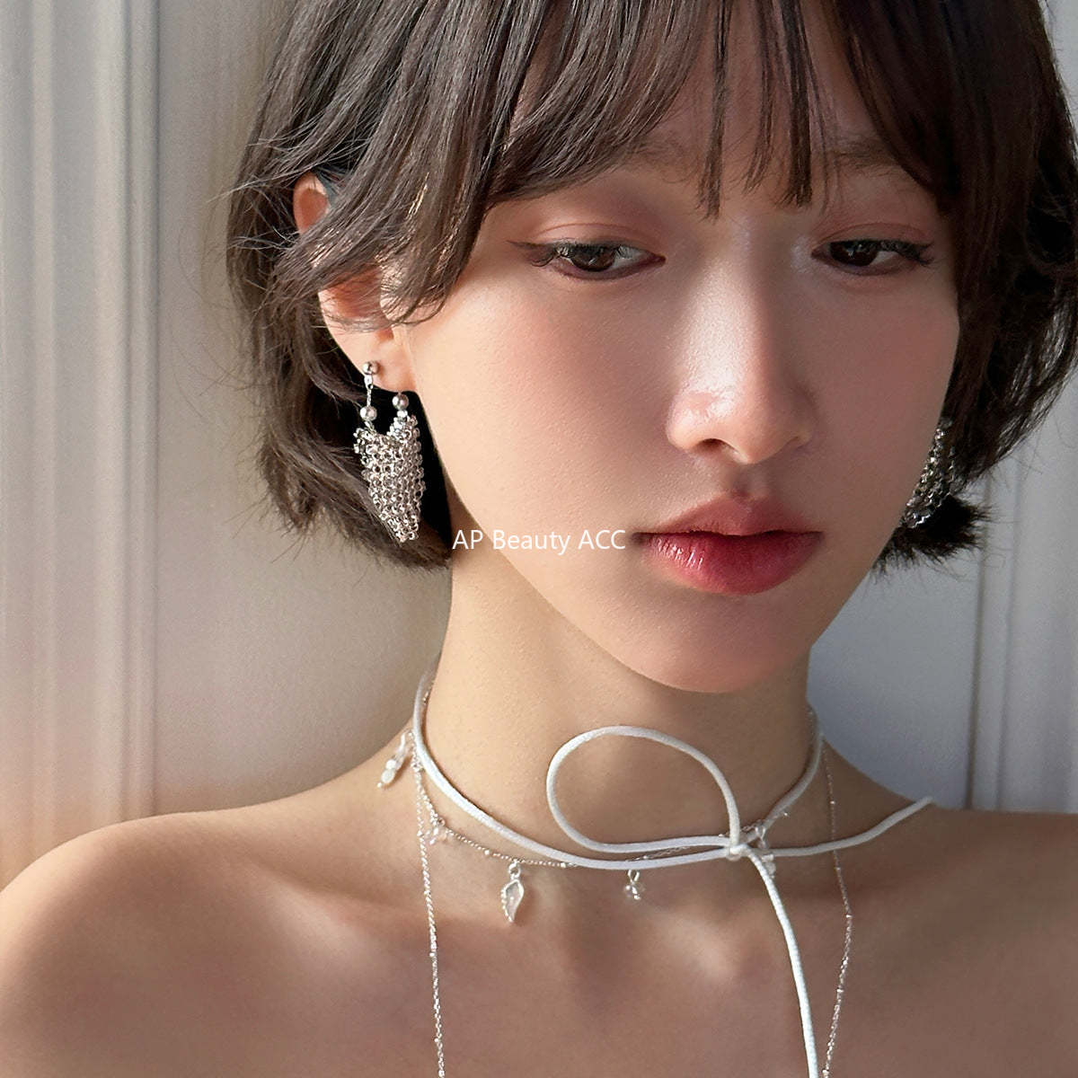 A관 - 스팽글 태슬 디자인 귀걸이 [EH-3881] 25.09-2