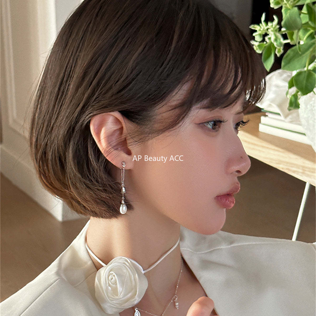 A관 - 925 은침 물방울 진주 드롭 귀걸이 [EH-4006] 25.08-4