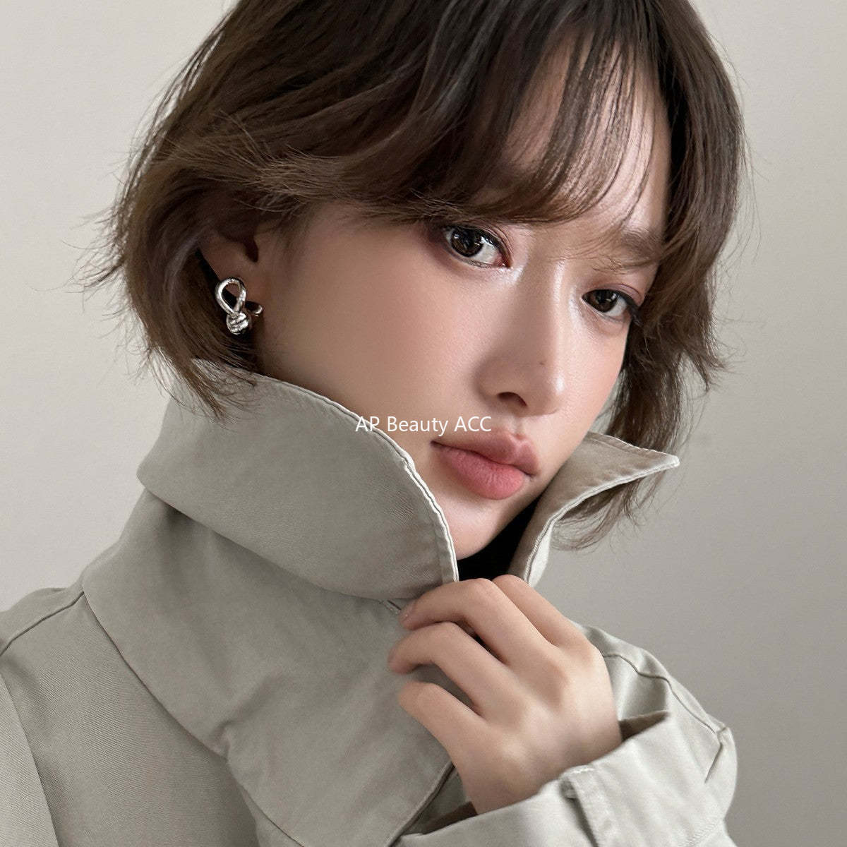 A관 - 트위스트 매듭 디자인 스터드 귀걸이 [EH-4325] 25.12-3