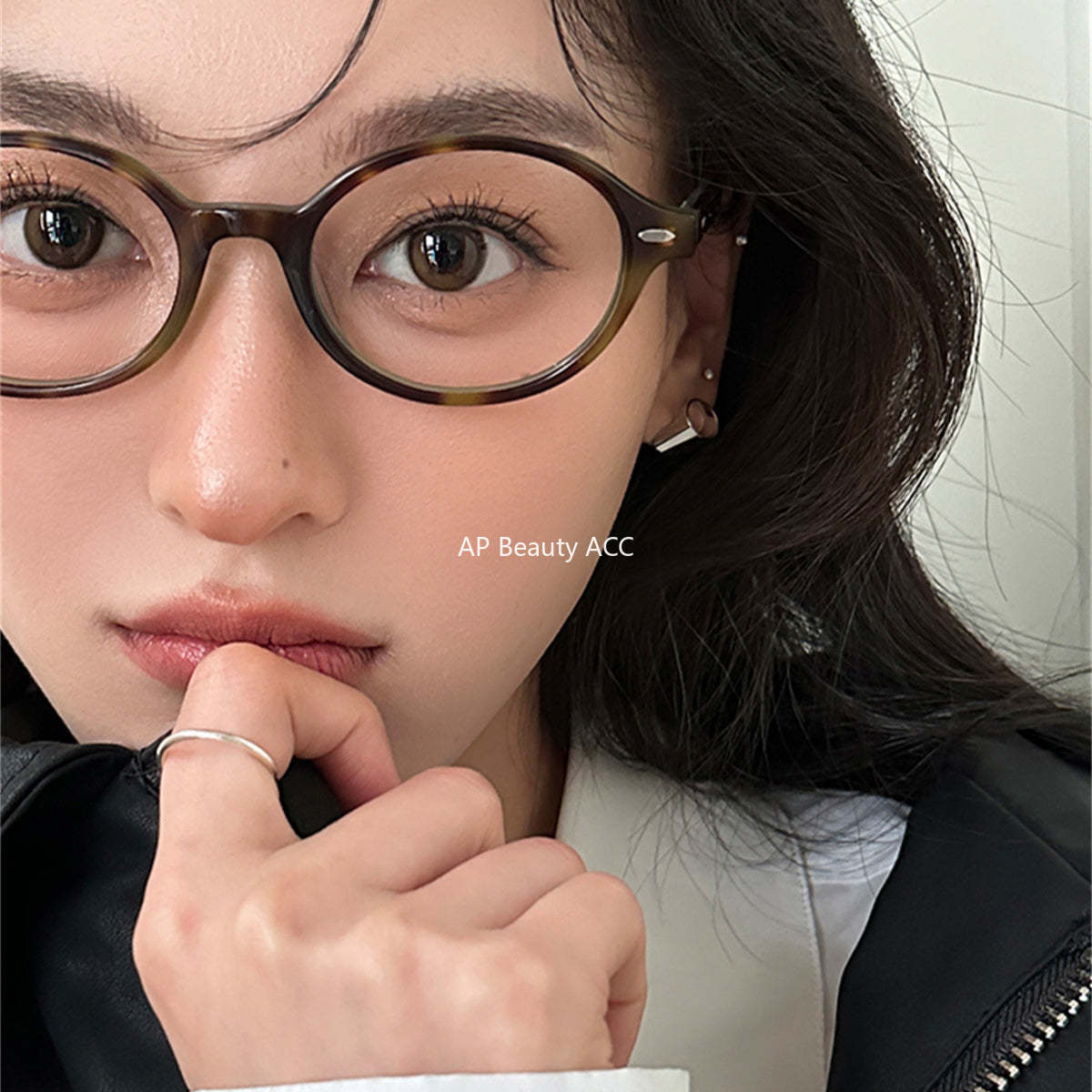 A관 - 925 은침 기하학 원형 링 귀걸이 [EH-3739] 25.08-4