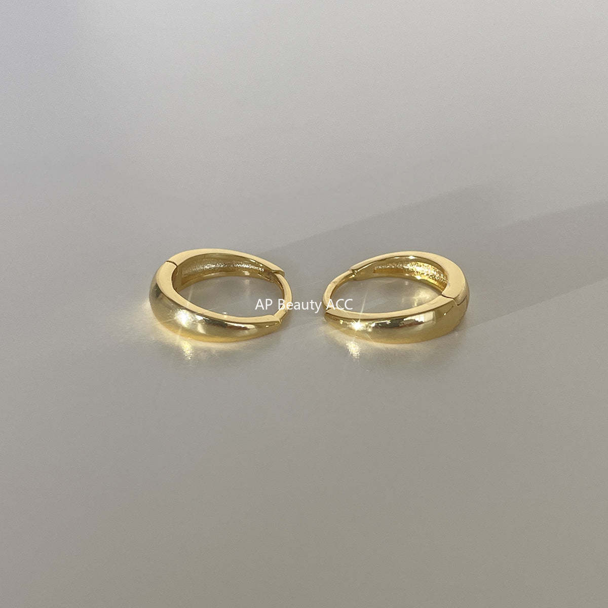 A관 - 큐빅 925 은침 링 후프 귀걸이 [EH-4324] 25.12-2