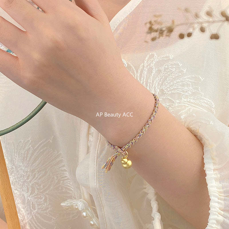 B관 - 925 실버 호리병 펜던트 스트랩 팔찌 [YC5491SL] 24.08-4
