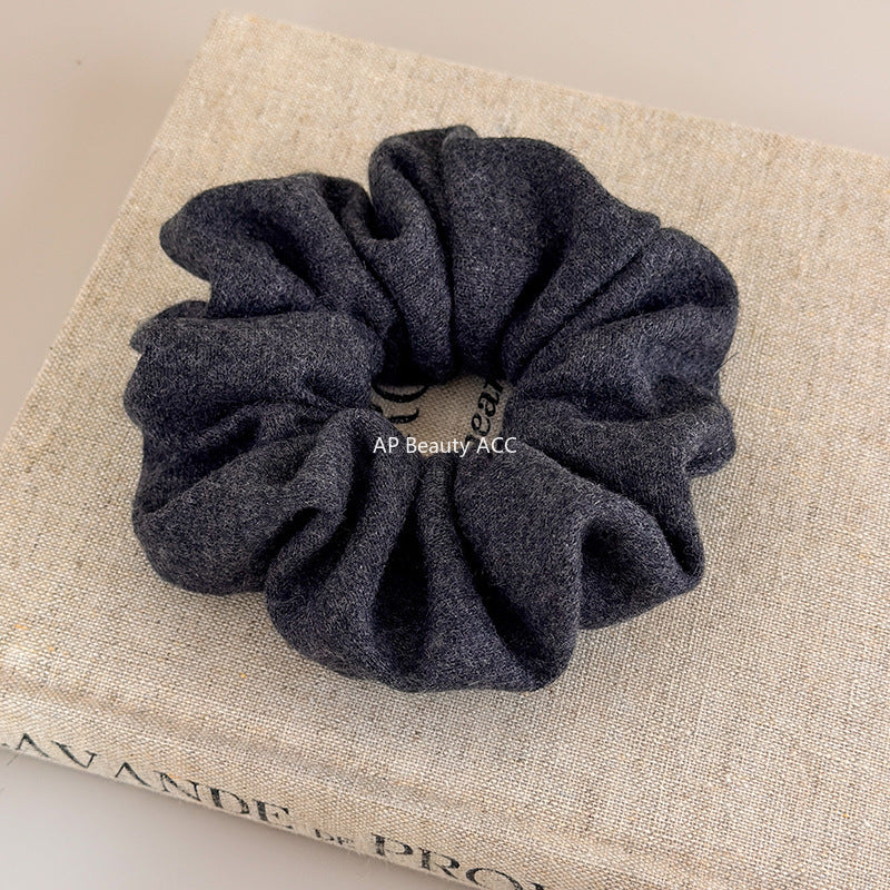 E관 - 부드러운 니트 단색 대형 곱창 헤어밴드 [27576] 25.10-3