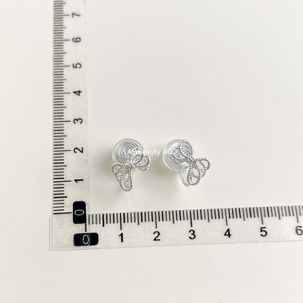 C관 - 큐빅 레진 진주 무피어싱 나선형 이어커프 귀걸이 [EJ0203F] 25.02-3