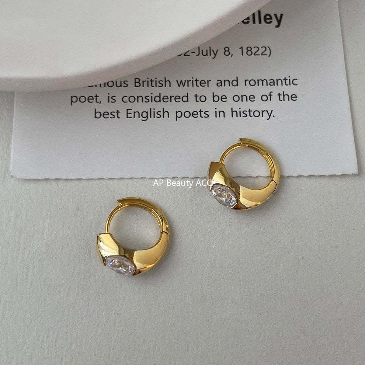 A관 - 큐빅 925 은침 링 후프 귀걸이 [EH-2549.SJ] 25.12-3