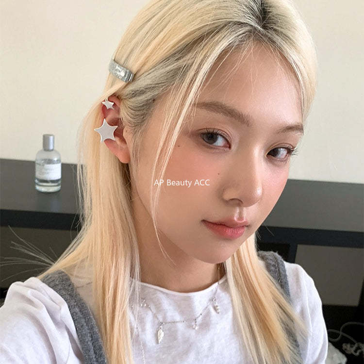 A관 - 샌딩 오각별 디자인 이어커프 귀걸이 [EJ-49] 25.12-1