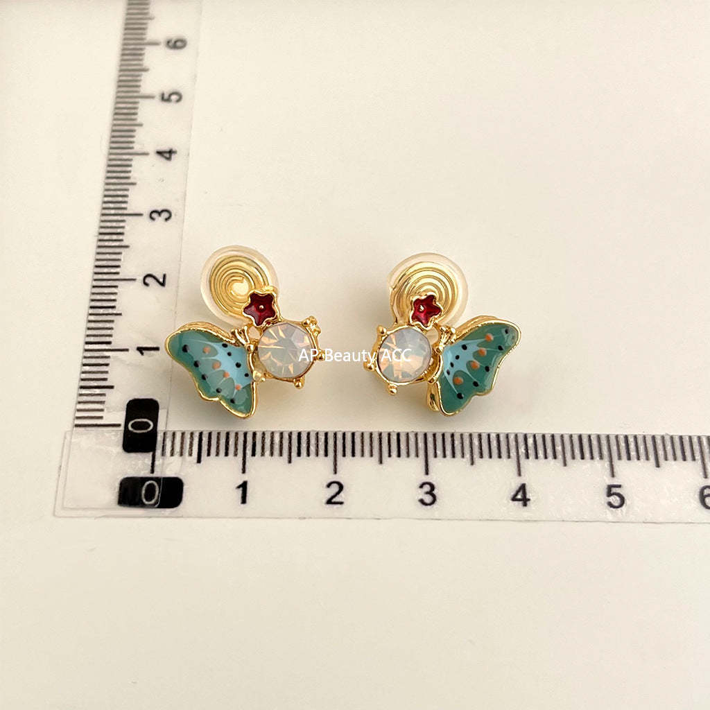 C관 - 18K 도금 컬러풀 이어커프 귀걸이 [EJ0303C] 25.03-3