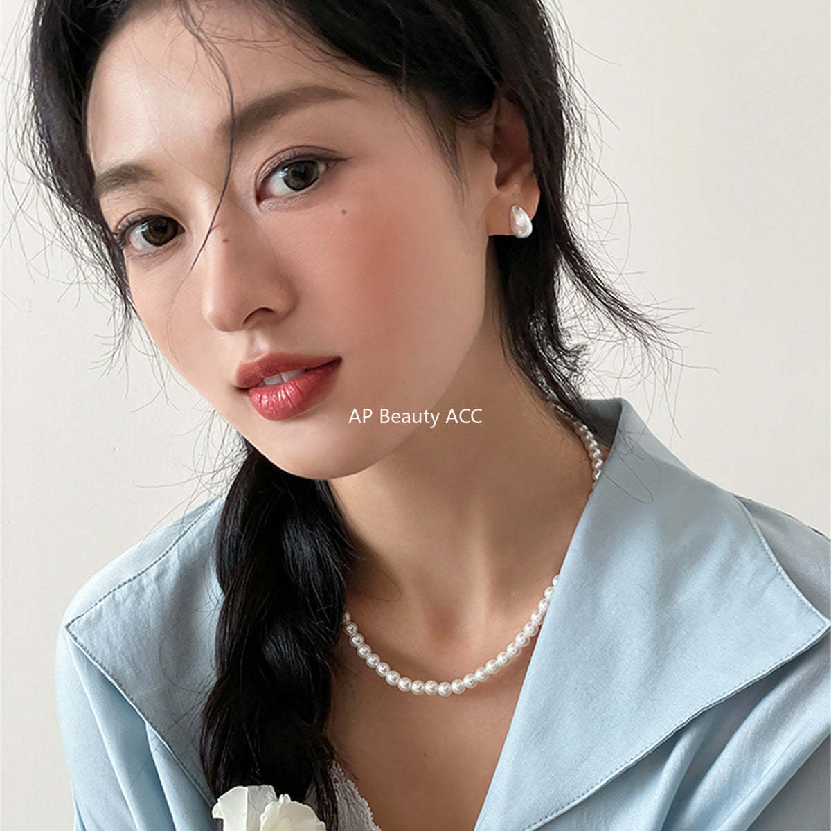 A관 - 925 은침 무광 물방울 텍스처 귀걸이 [EH-2873] 24.05-2