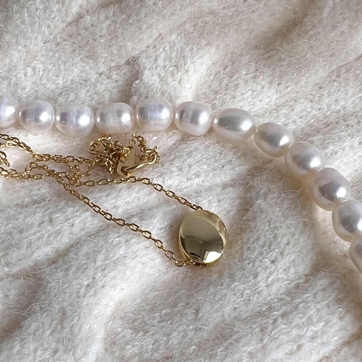 F관 - 925 실버 원형 볼 펜던트 체인 목걸이 [B1002] 25.12-1