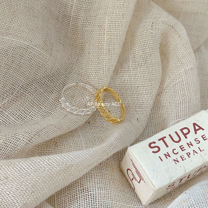 F관 - 925 실버 트러스트 디자인 오픈형 반지 [J1425] 25.10-1