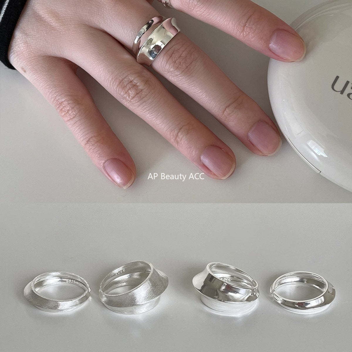 A관 - 무광 심플 원형 신주 반지 [JZ-0729] 25.11-3