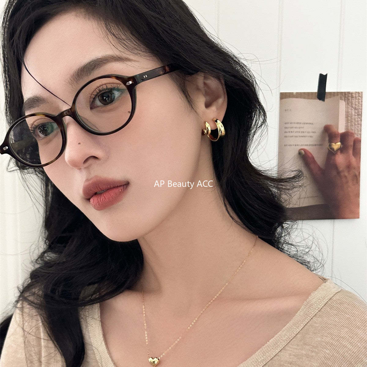 A관 - 925 은침 더블 링 귀걸이 [EH-3584] 25.05-5