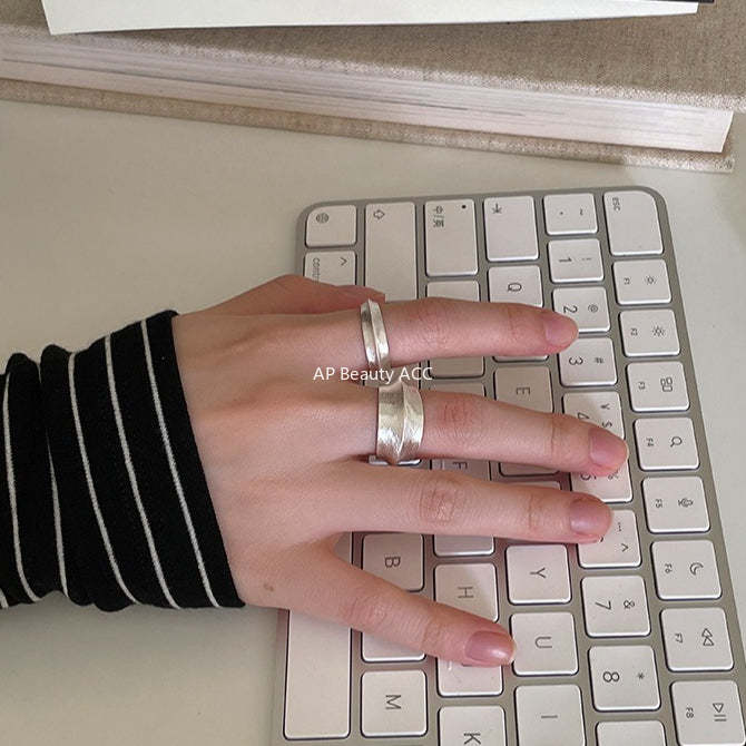 A관 - 무광 심플 원형 신주 반지 [JZ-0729] 25.11-3