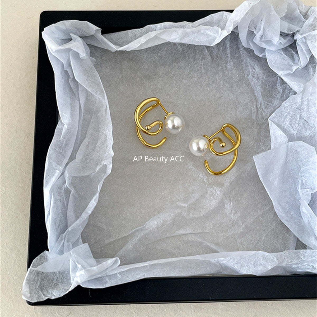 A관 - 925 은침 심플 라인 진주 스터드 귀걸이 [EH-4026] 25.10-4