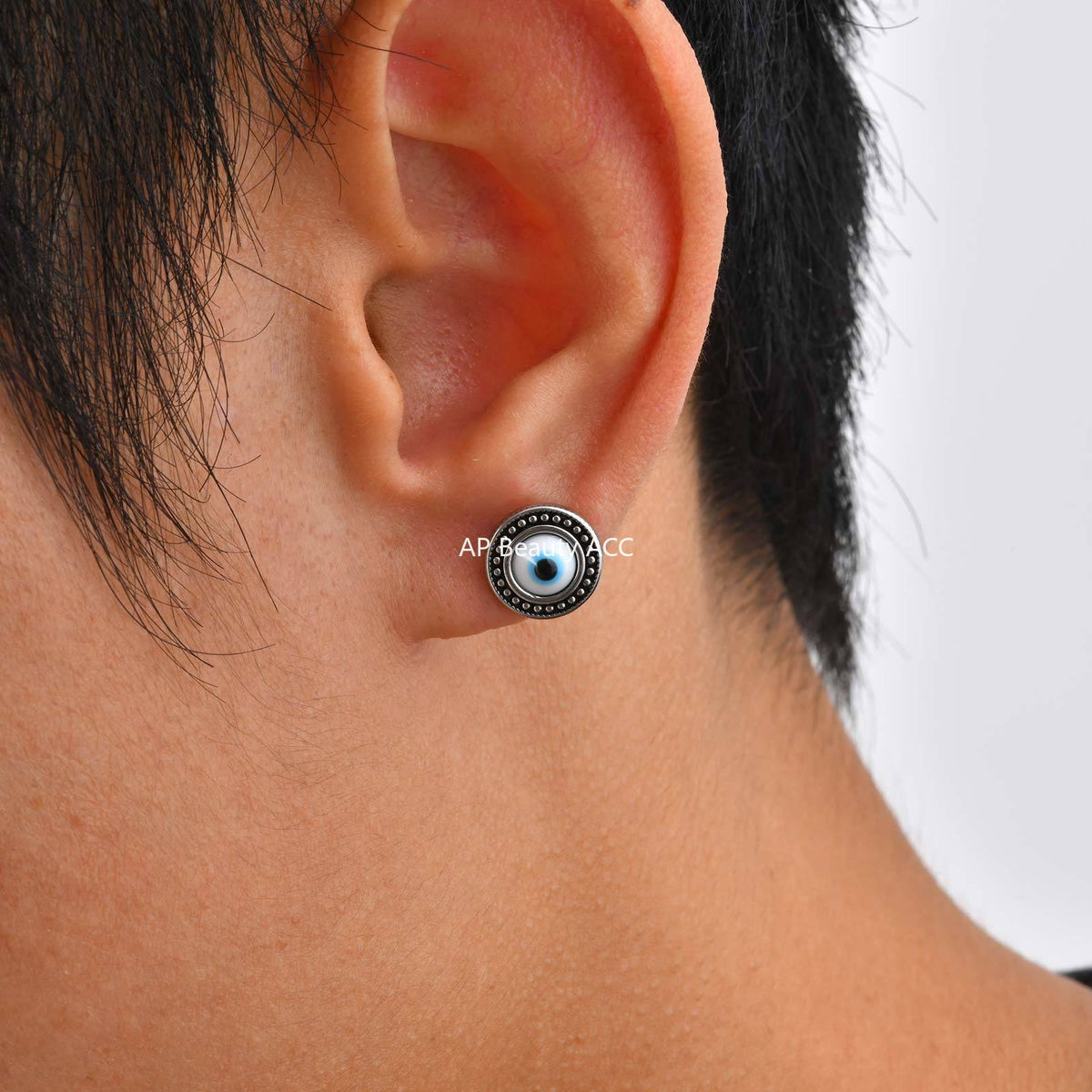 G관 - 레진 이블아이 스테인리스 귀걸이 [ES-766] 25.11-3