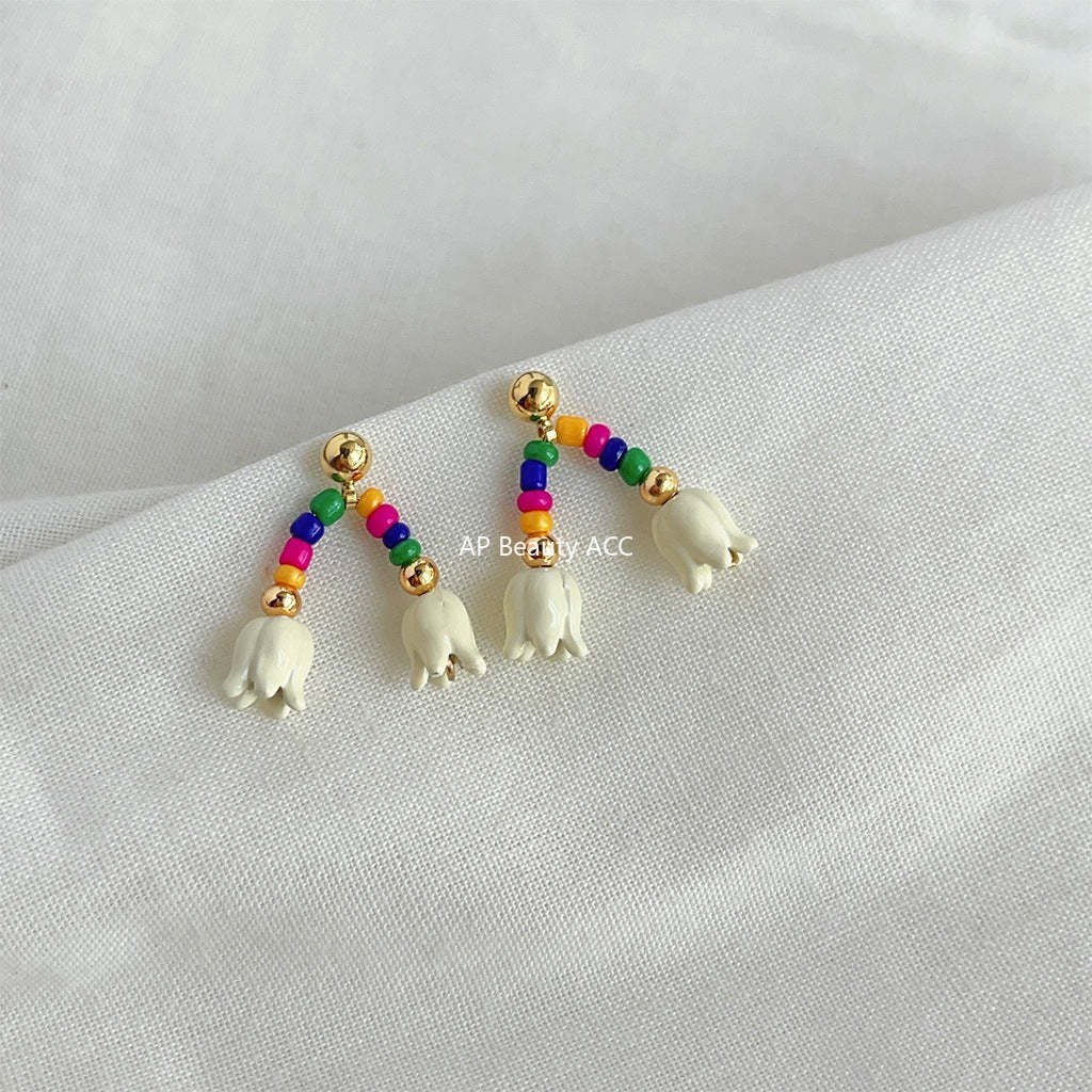 C관 - 14K 도금 보헤미안 감각 여름 신상품 귀걸이 [4186] 24.06-1