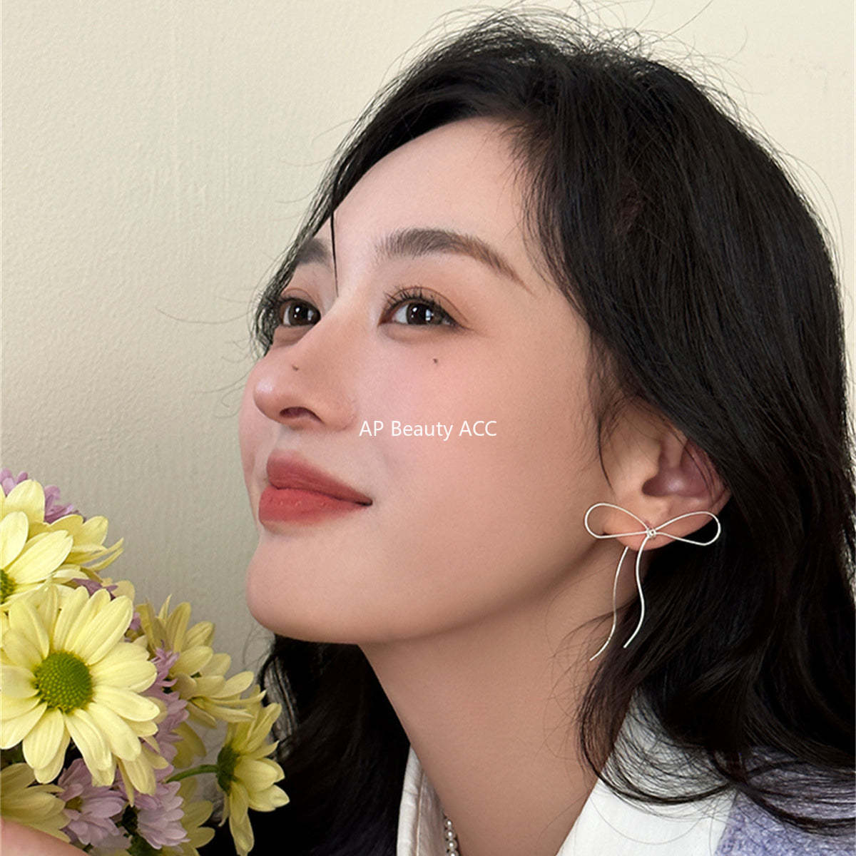 A관 - 리본 디자인 925 은침 귀걸이 [EH-3590] 25.04-4