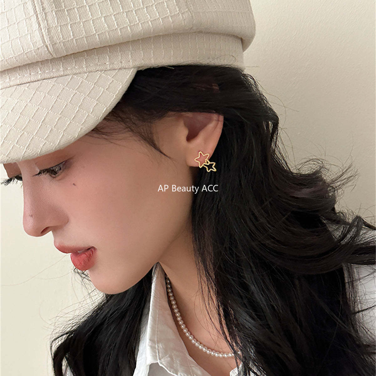 A관 - 빈티지 펀칭 별 은침 귀걸이 [EH-3597] 25.05-1