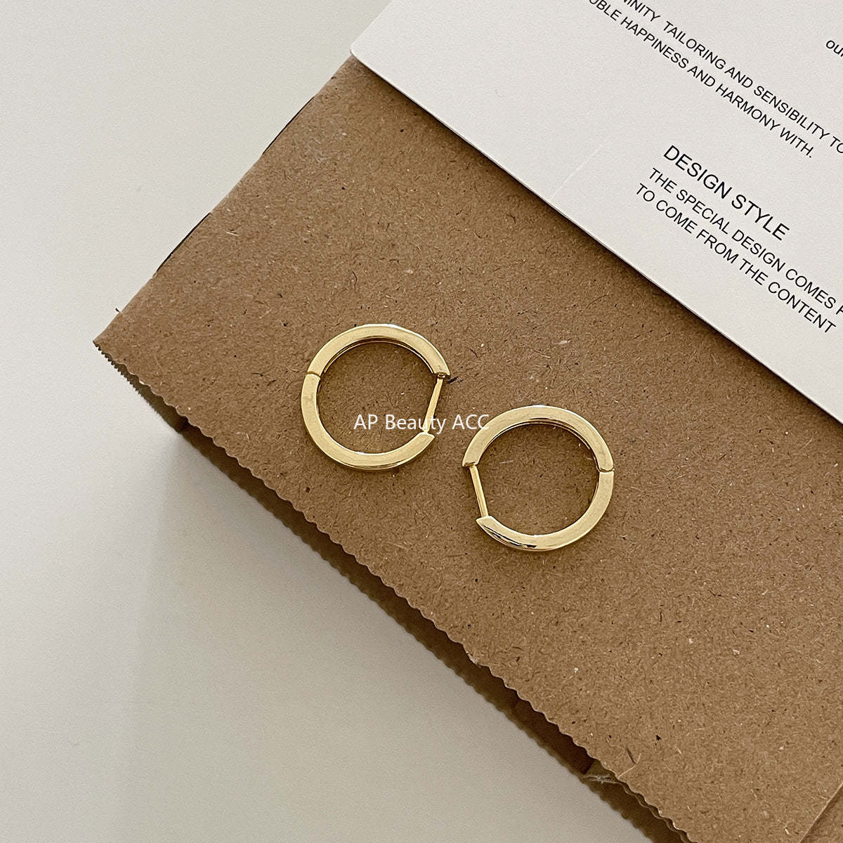 A관 - 925 은침 미니멀 심플 링 스트레이트 침 귀걸이 [EH-4169] 25.12-1