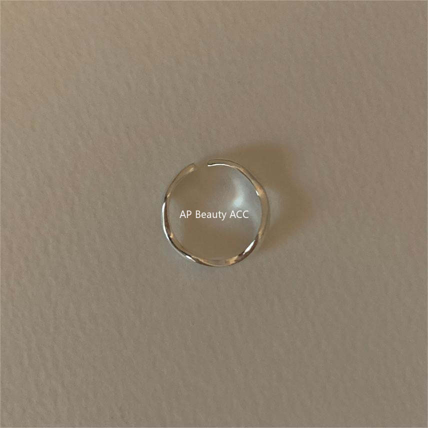 F관 - 925 실버 곡선 디자인 오픈형 반지 [J2021] 24.06-2