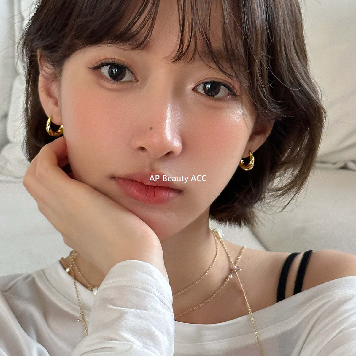 A관 - 925 은침 트위스트 링 귀걸이 [EH-4024] 25.10-2