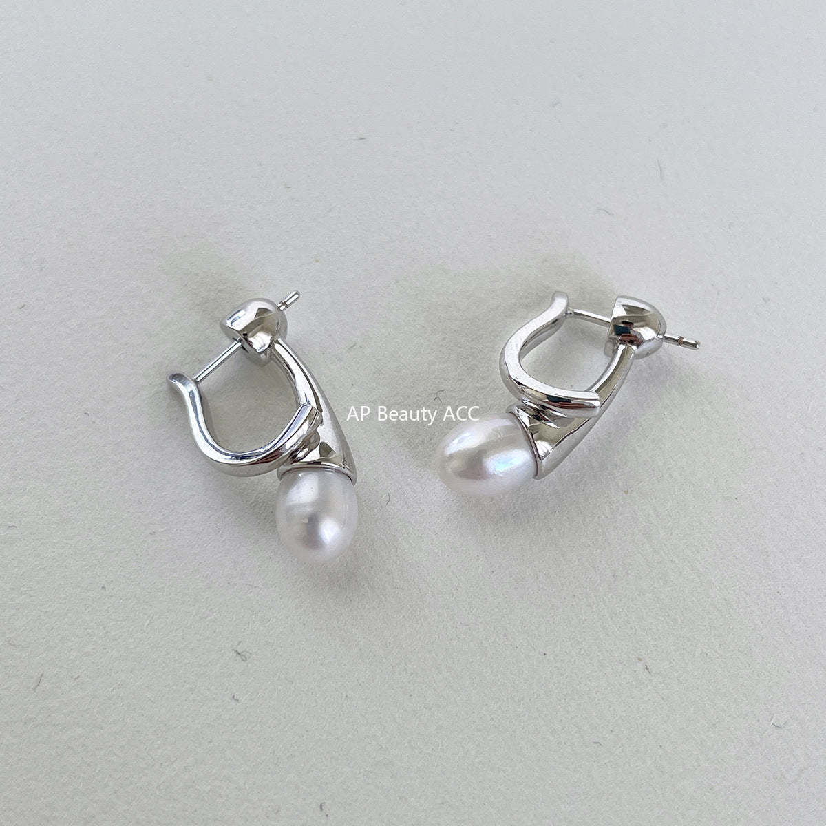 A관 - 진주 925 은침 이너컨츠 귀걸이 [EH-4337] 25.12-3