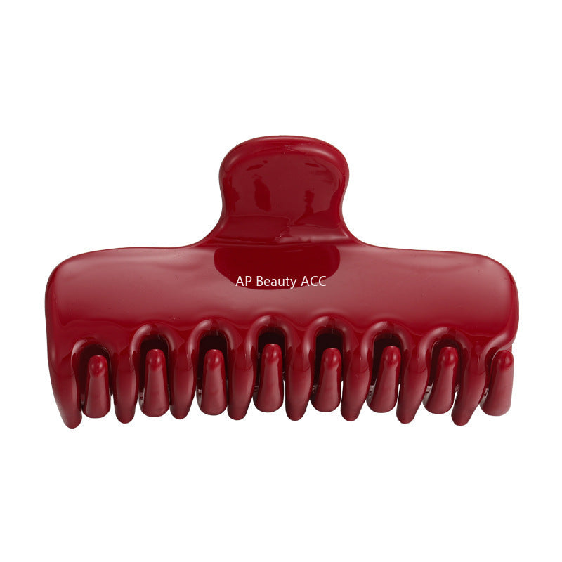 E관 - 컬러 아세테이트 올림머리 대형 집게핀 [27550] 25.10-1