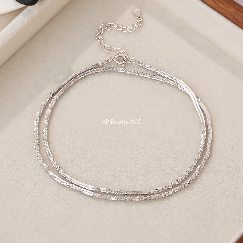 B관 - 925 실버 물결빛 목걸이 [YC0671N_1] 25.10-2