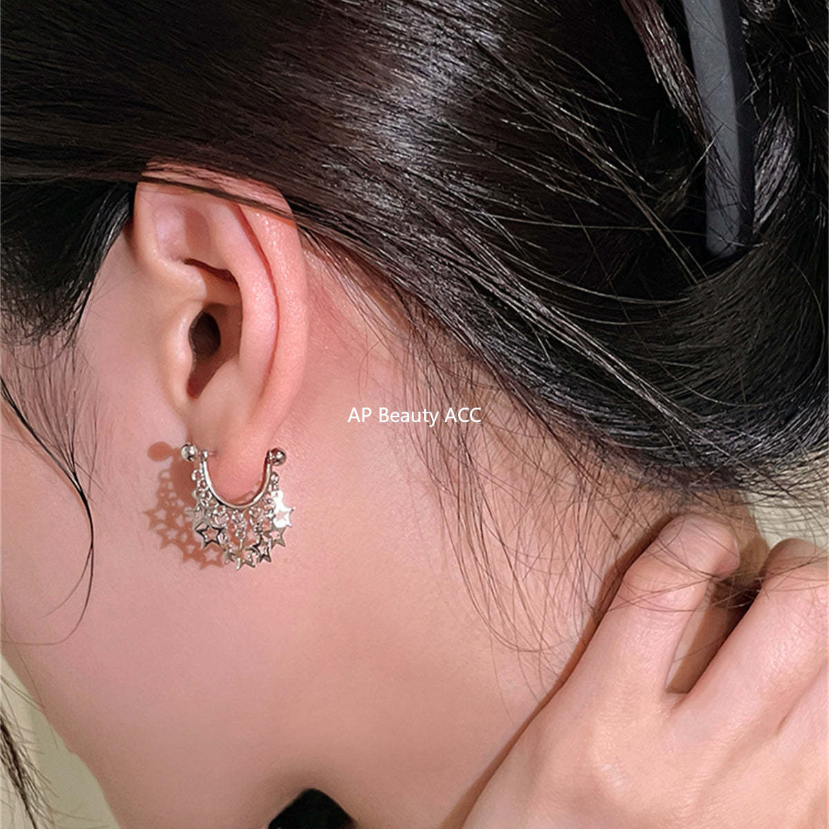 A관 - 별 드롭 925 은침 귀걸이 [EH-3737] 25.07-2