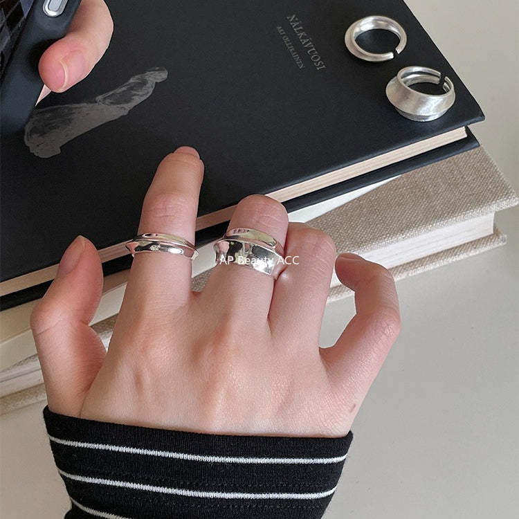 A관 - 무광 심플 원형 신주 반지 [JZ-0729] 25.11-3