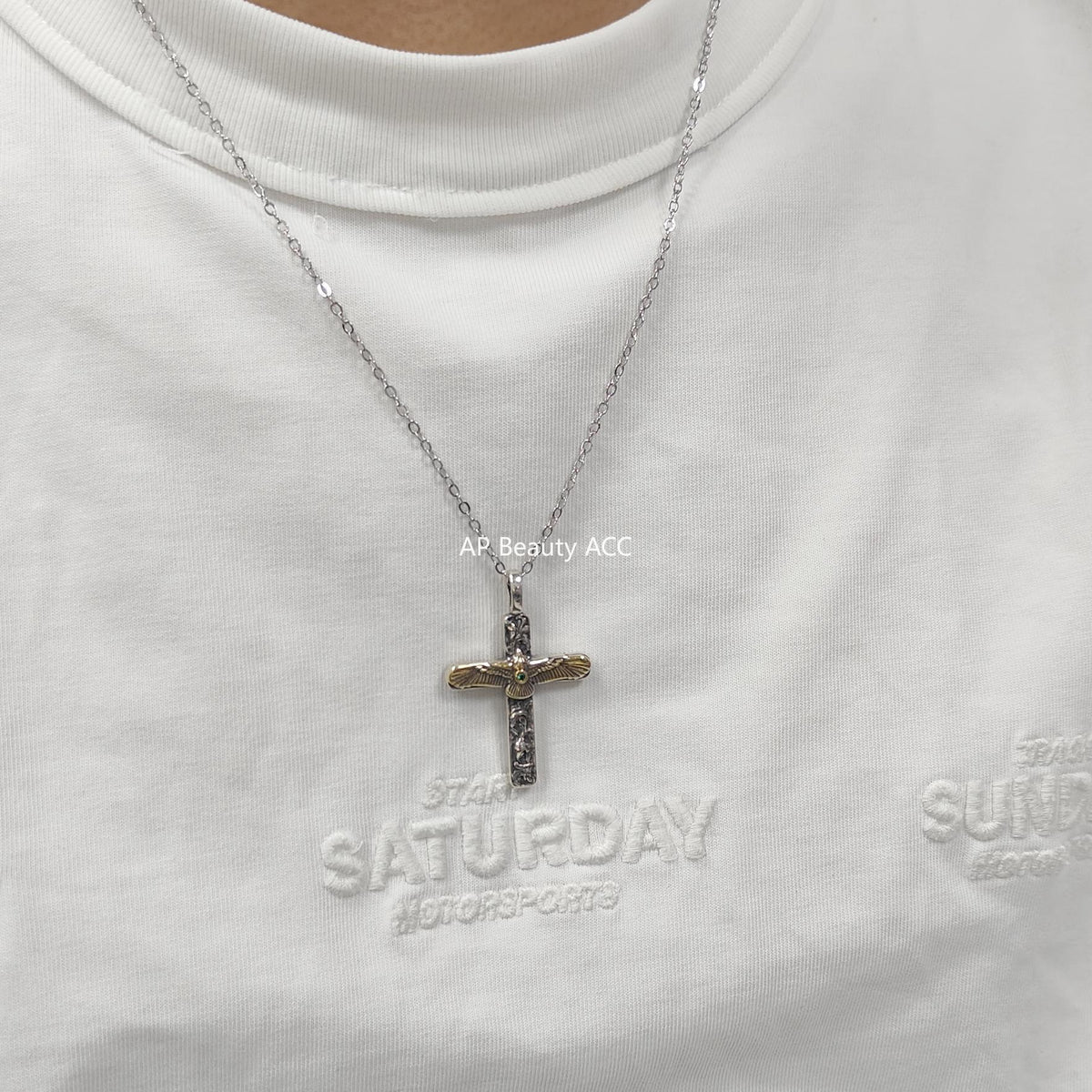 G관 - 독수리 디자인 십자가 펜던트 목걸이 [X1200] 25.10-2