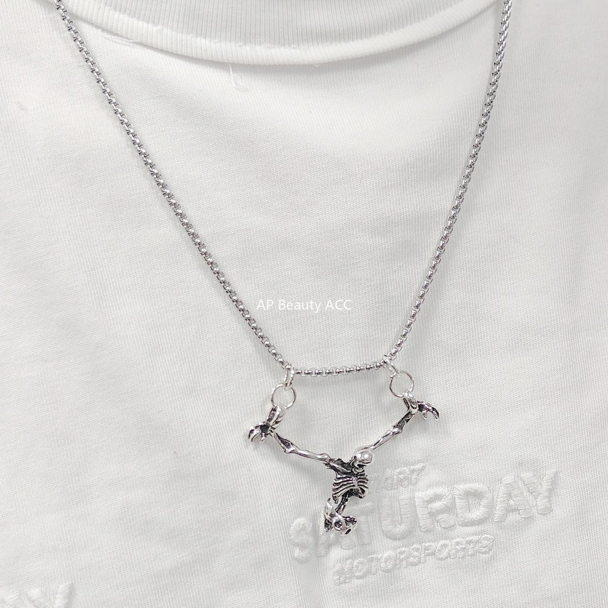 G관 - 할로윈 해골 모양 펜던트 목걸이 [X1162] 25.09-4