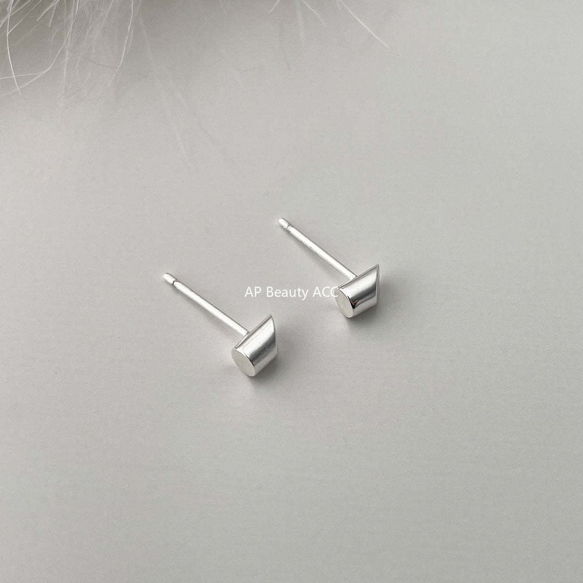 A관 - 925 은침 망치 디자인 귀걸이 [EH-3546] 25.05-4