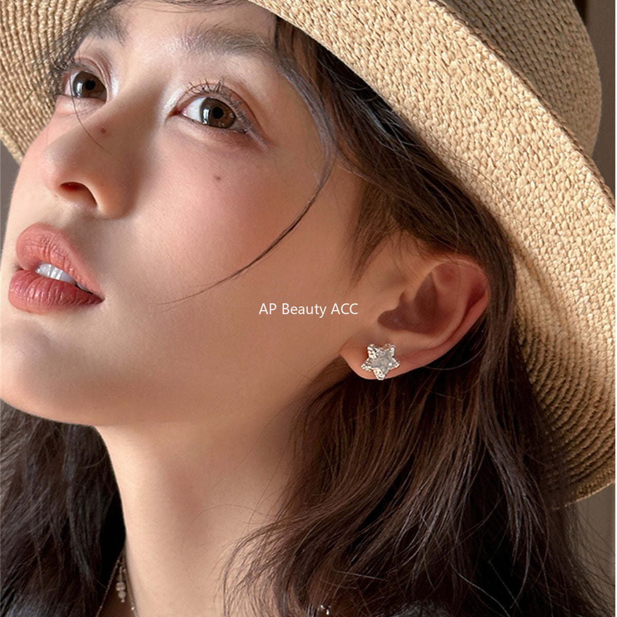 A관 - 별 모양 큐빅 스터드형 귀걸이 [EH-4149] 25.09-4