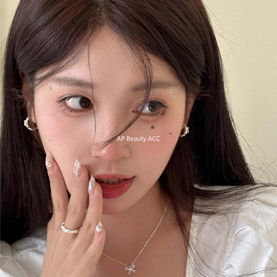 A관 - 925 은침 리본 귀걸이 [EH-3229] 24.10-1