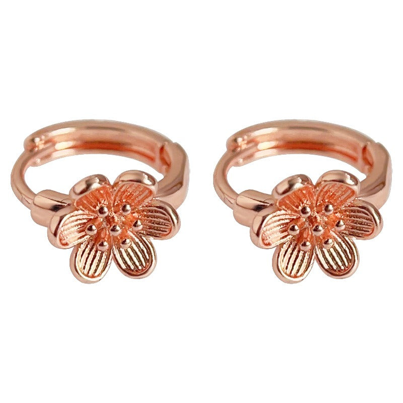 C관 - 장미꽃 디자인 귀걸이 데일리 귀걸이 [3606] 24.01-4