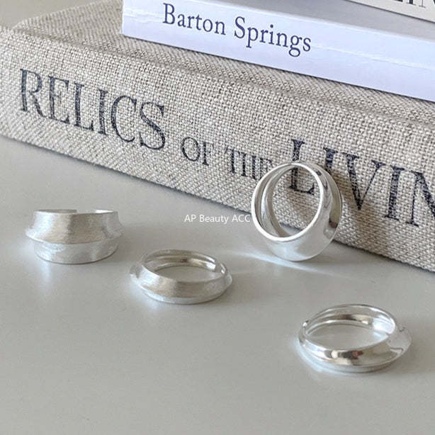 A관 - 무광 심플 원형 신주 반지 [JZ-0729] 25.11-3